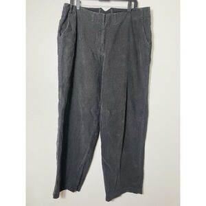 Anthropology Poetry Corduroy Pants Wide Leg Womens 40" Waist 30" Inseam Gray 90'